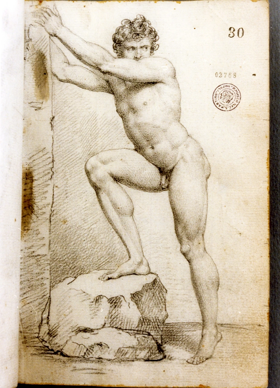 Studio di nudo maschile - Certosa di san Martino, Napoli